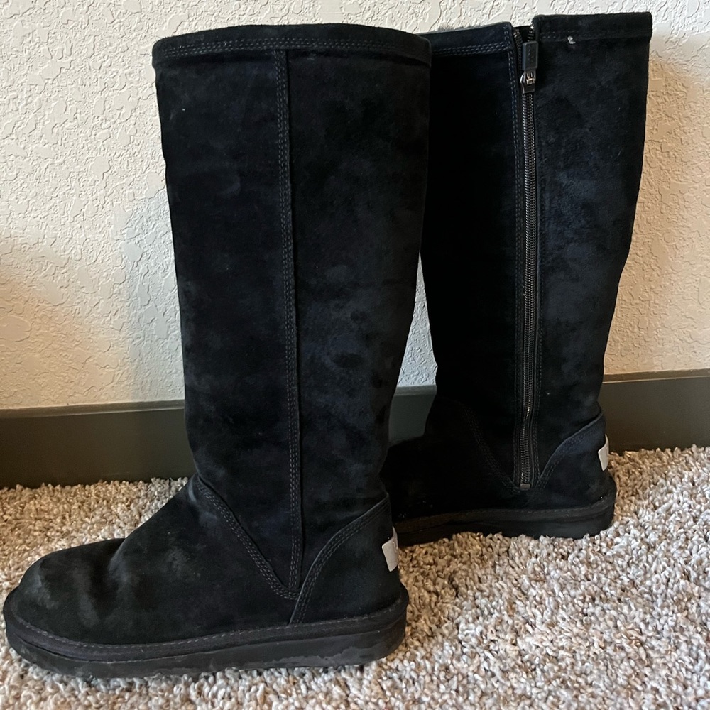 Black UGG boots